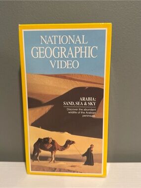 National Geographic Yellow Spine VHS — Arabia: Sand, Sea & Sky